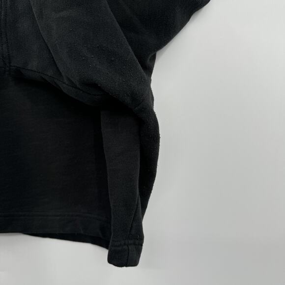 Hollister Mens Sport Fleece Sweat Shorts Sz M Black Spell Out Logo Y2K 90s Gym - Picture 3 of 10